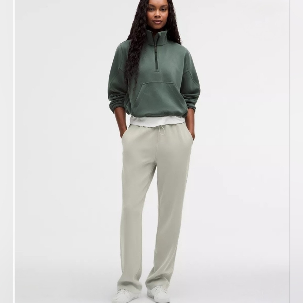 Lululemon Softstreme High-Rise Pant,  Pockets, Jade Gray, EUC, 2